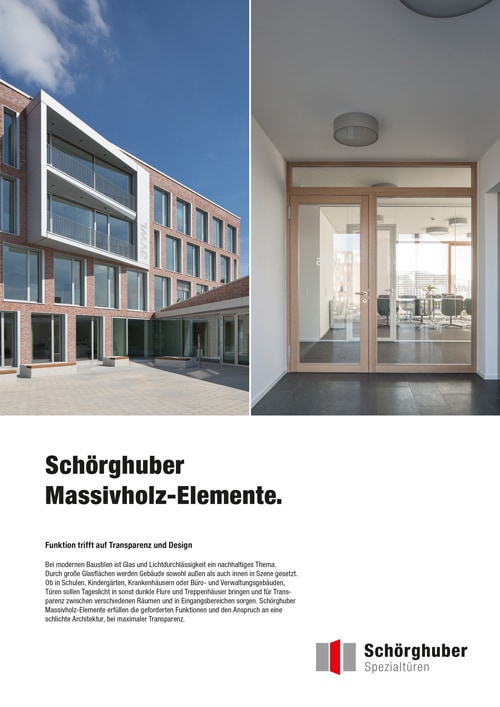 Schörghuber Beilage Portal 39
Massivholz-Elemente